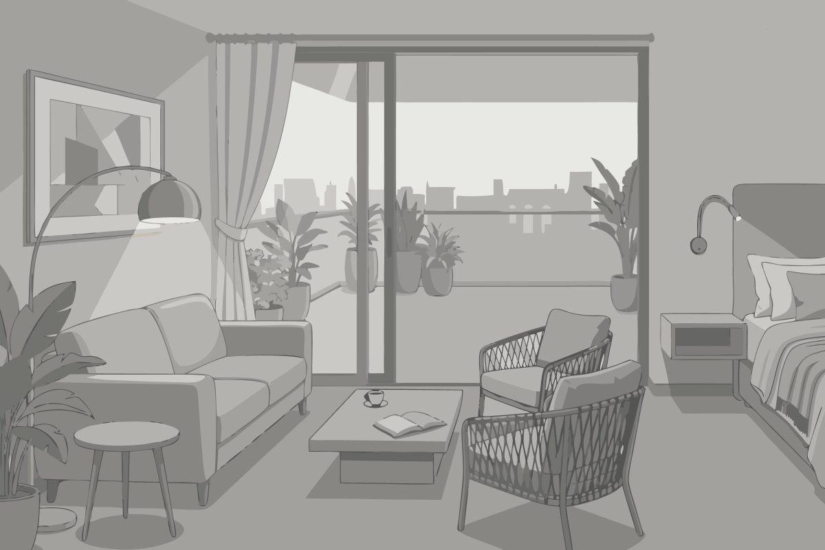 Superior Suite met Uitzicht op Zee (Open Indeling)